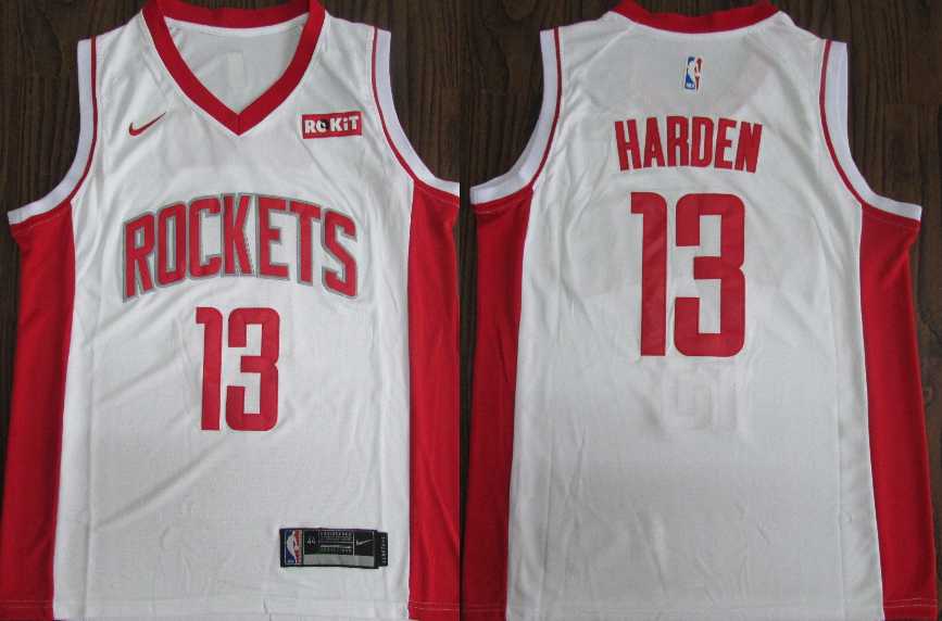 Rockets 13 James Harden White Nike Retro Swingman Jersey,We sell and wholesale Rockets 13 James Harden White Nike Retro Swingman Jersey on line form chian!